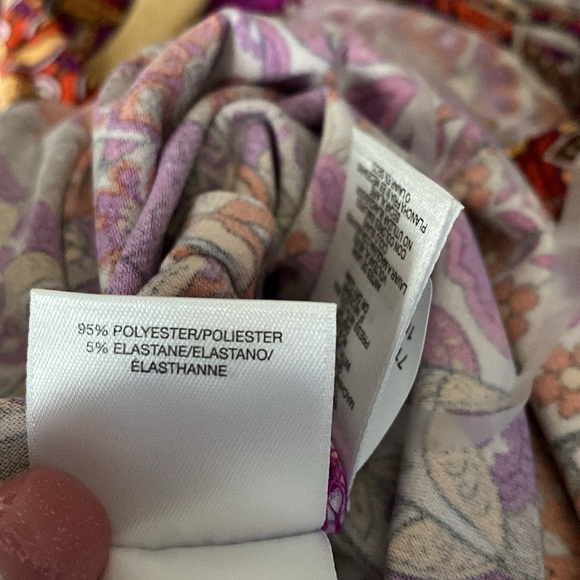 Anne Klein Floral Sleeveless Maxi Dress Size 12 - Picture 11 of 12